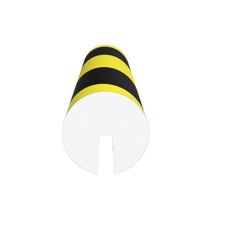 Ergomat Circle I-Beam Protector Black/Yellow Hazard HCIB120-BK/Y